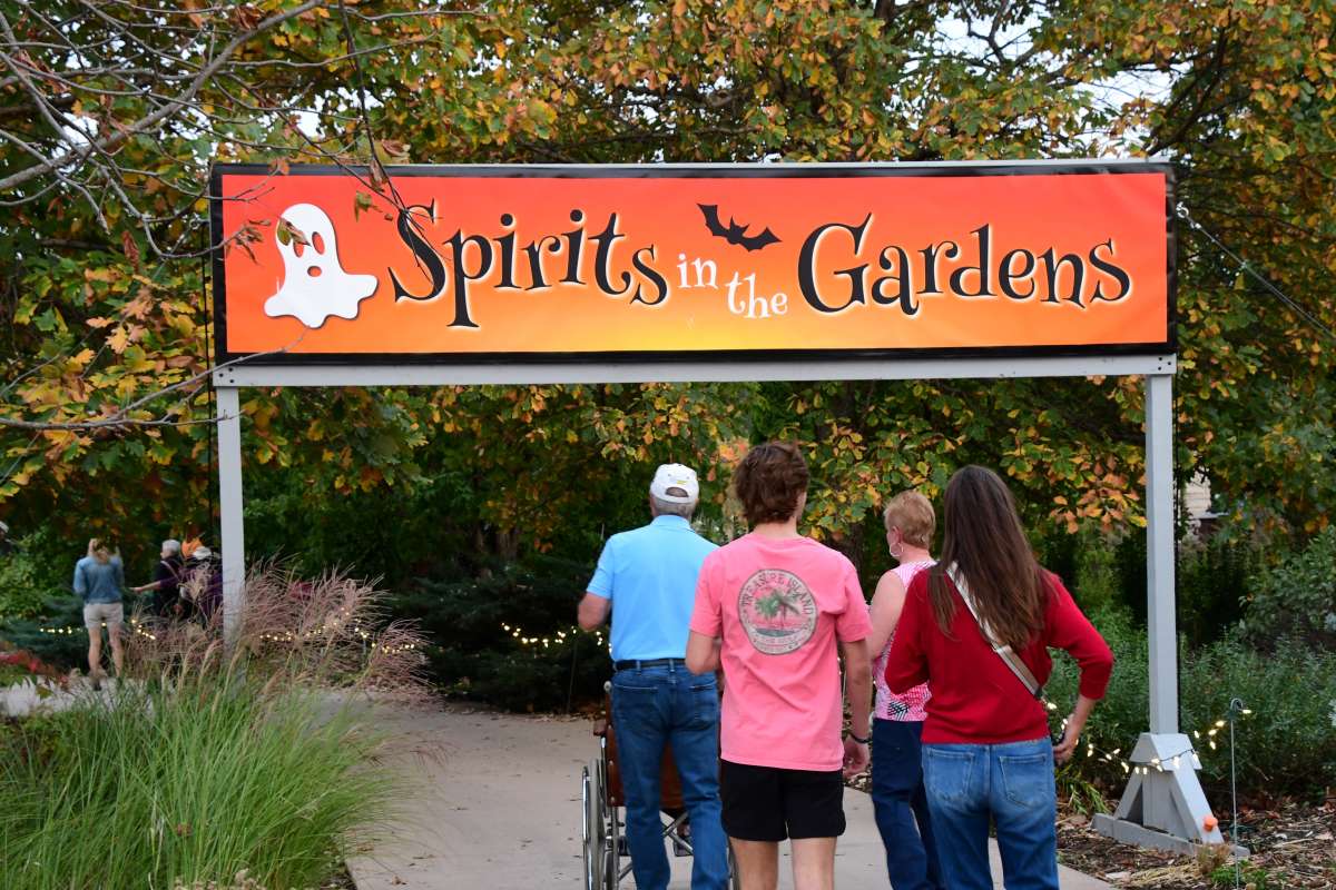 Spirits in the Gardens sign 2024